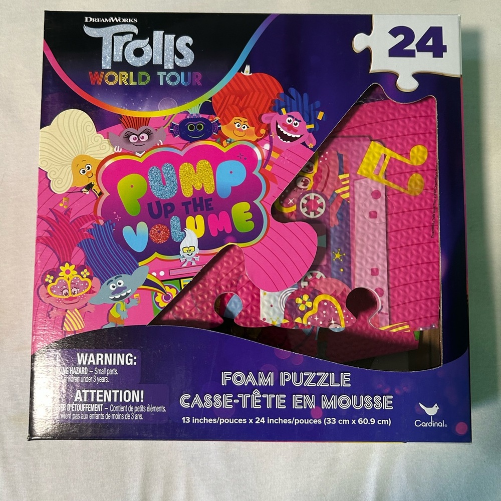 Trolls World Tour Pump Up the Volume Foam Puzzle - 24 pcs